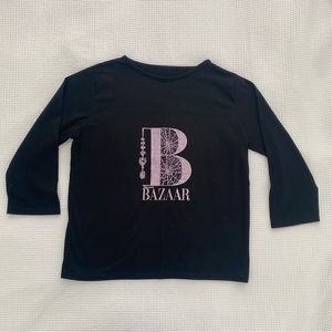 🟢 {3/$15} Harper’s Bazaar 3/4 Sleeve Tee